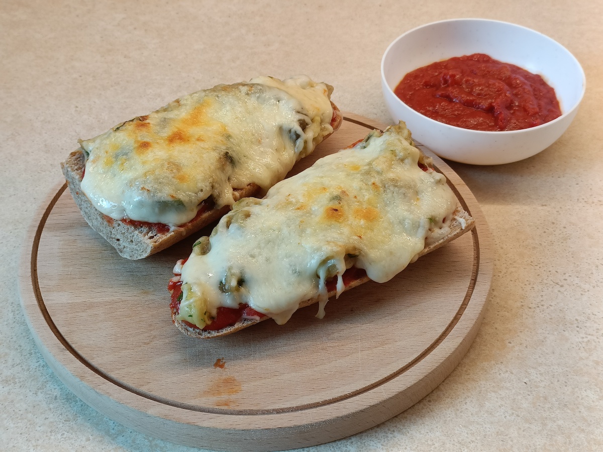 Bruschetta con melanzane