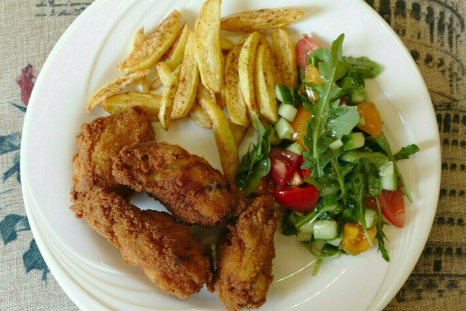 Csirkeszárny fűszeres bundában