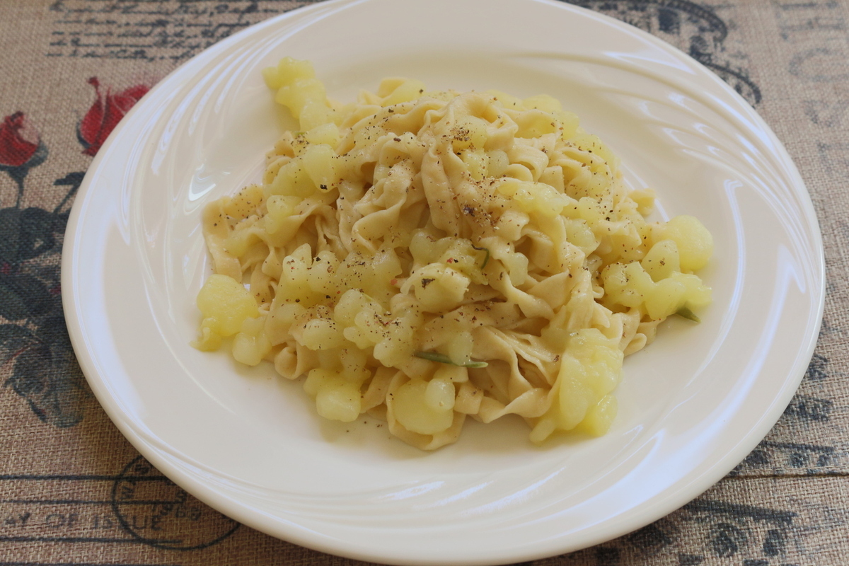 Krémes krumplis tészta