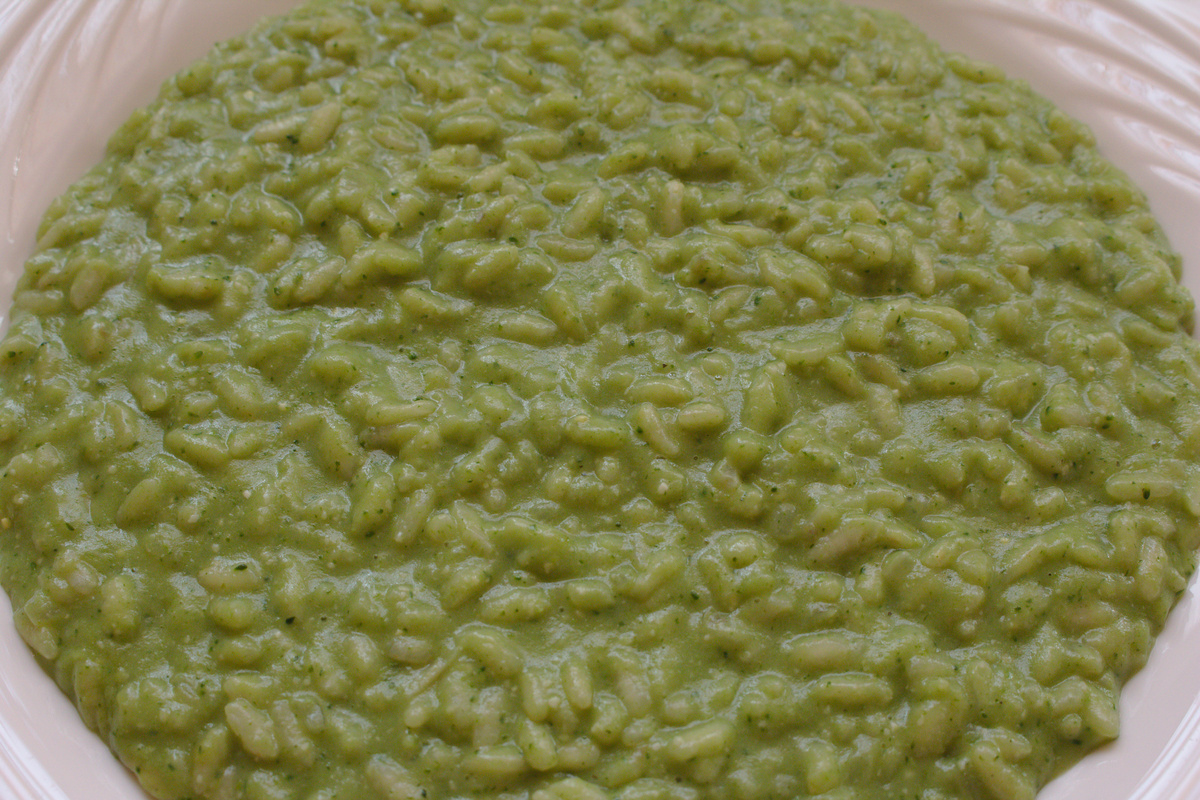 Brokkolikrémes rizottó