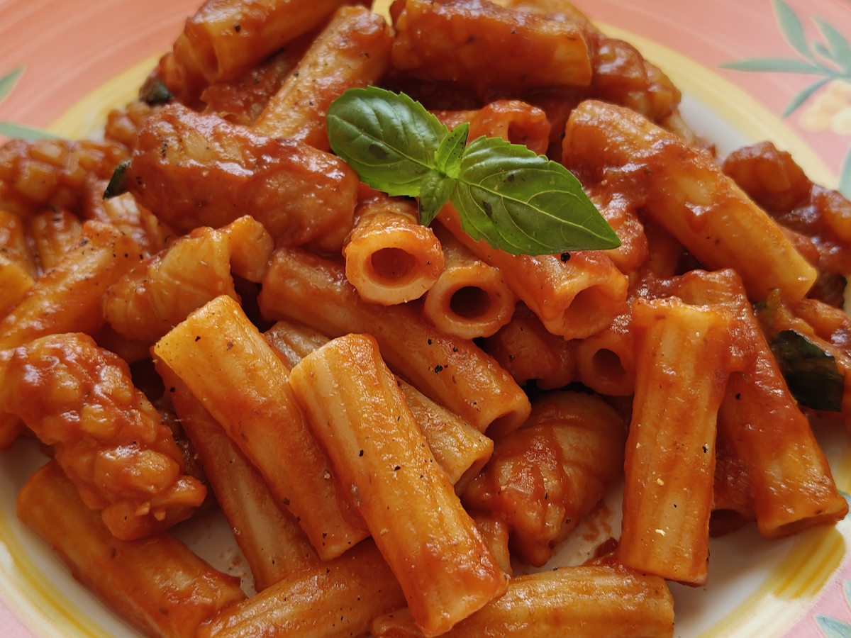 Tortiglioni kalmárral