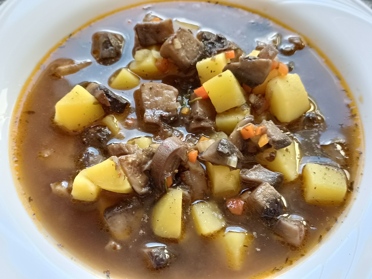 Gombaleves krumplival