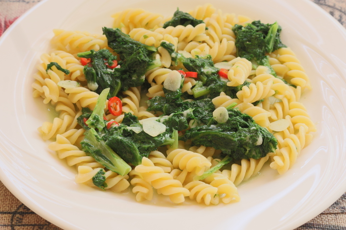 Fusilli con cavolo riccio