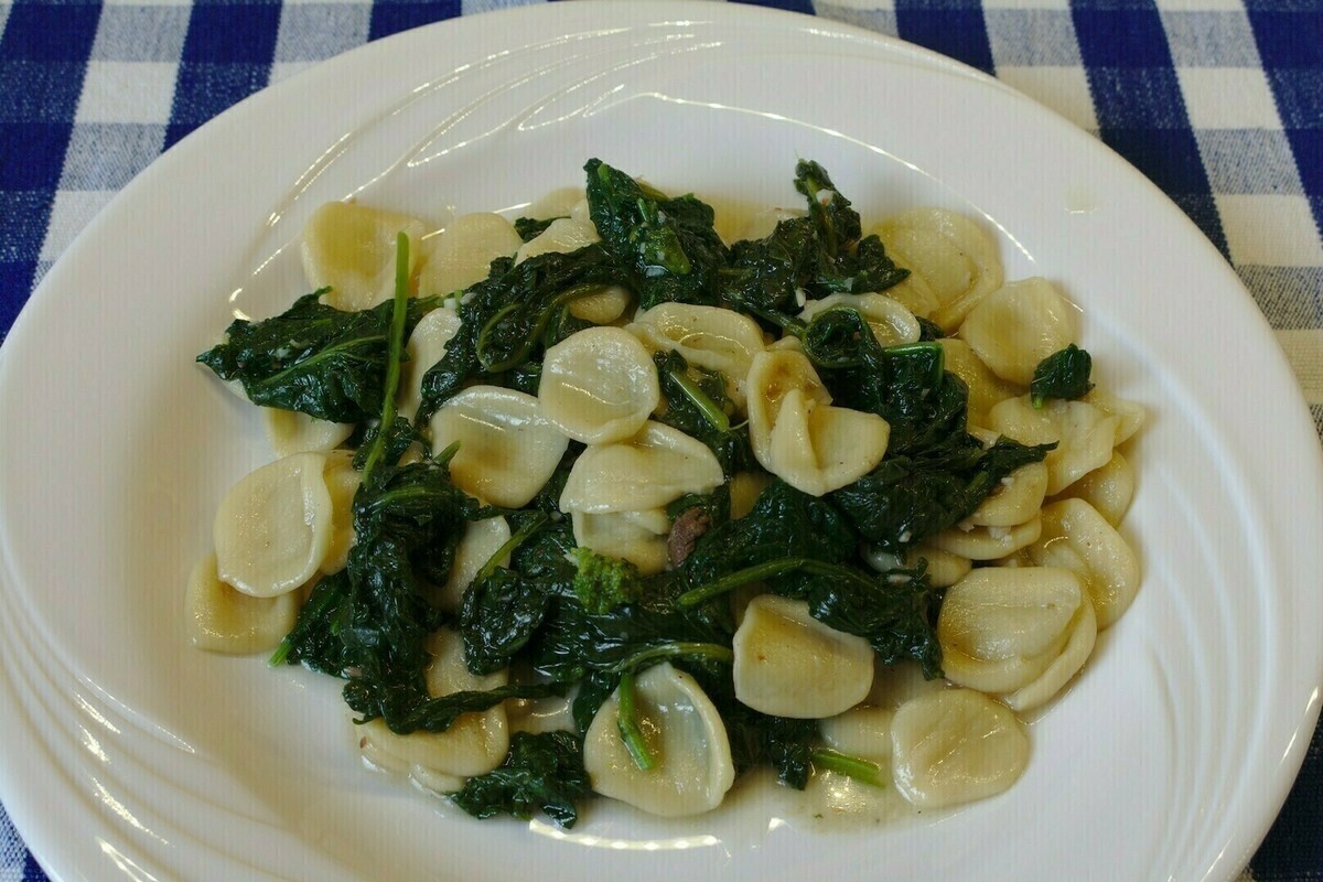 Orecchiette con cime di rapa