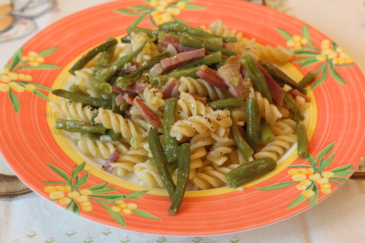 Pasta con fagiolini