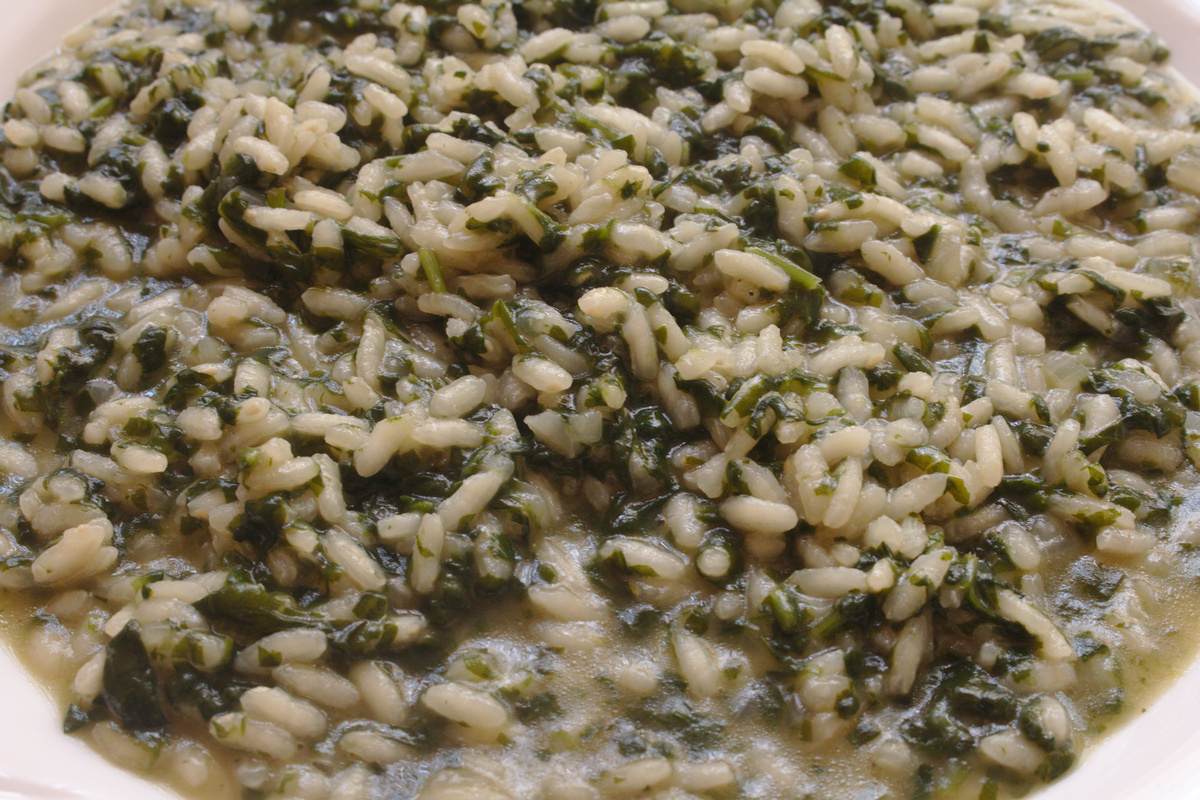 Risotto agli spinaci