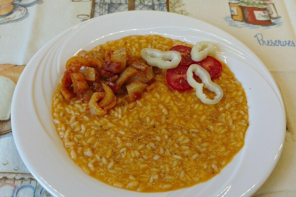 Risotto con «lecsó»