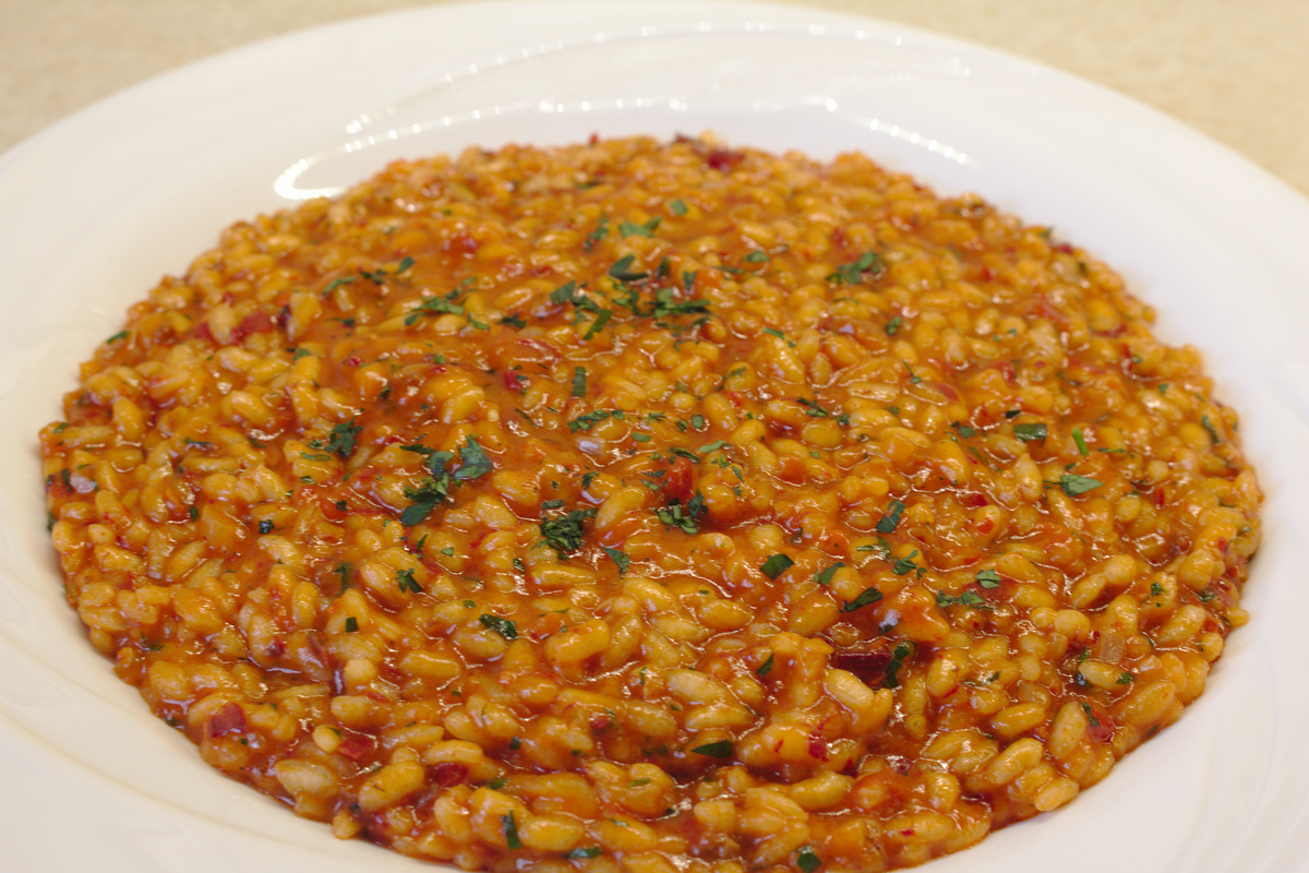 Risotto con 'nduja