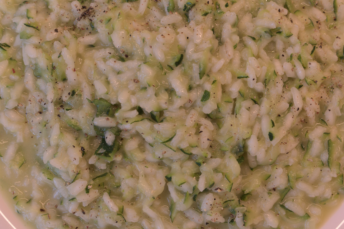 Risotto con zucchine