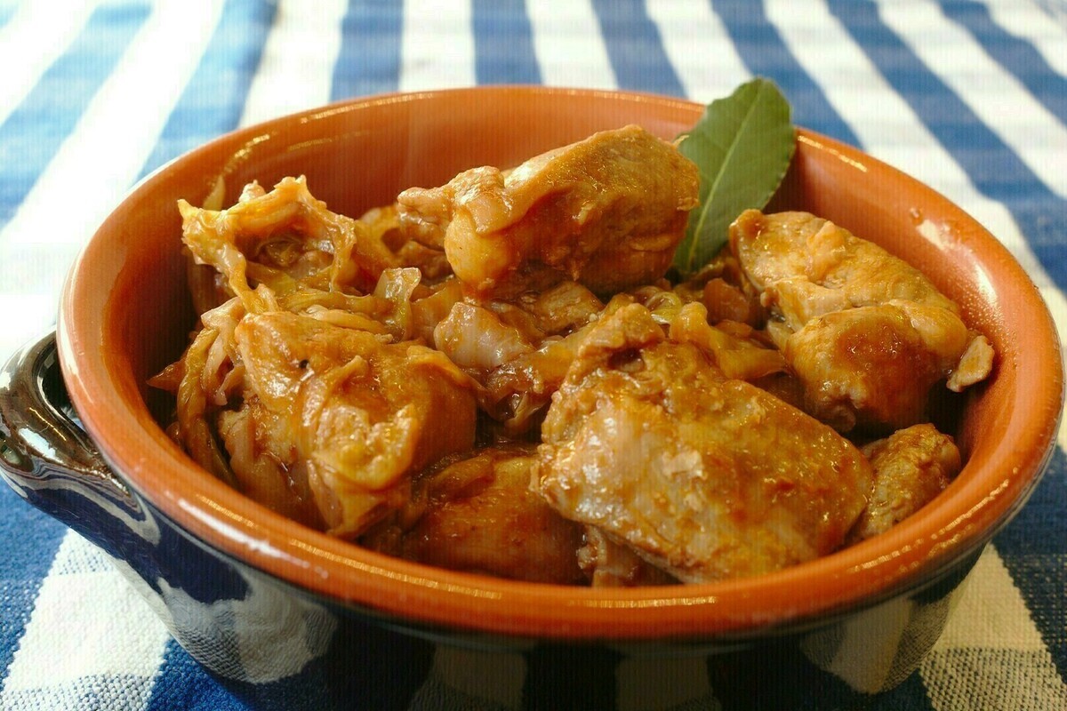 Pollo con cavolo cappuccio